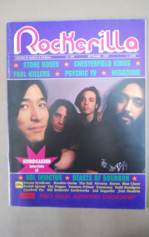 ROCKERILLA n°109 1989 Stone Roses Chesterfields Kings Fool Killers [G872]