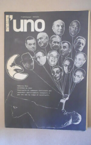 L'UNO Settimanale Mensile n°2 1976 Rivista satirica politica [G484]