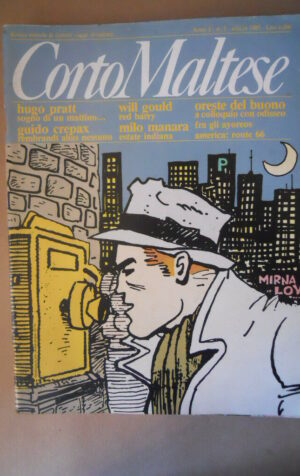 Corto Maltese n?3 1985 Manara Pratt Crepax Rivista Mensile di Fumetti  [G876]