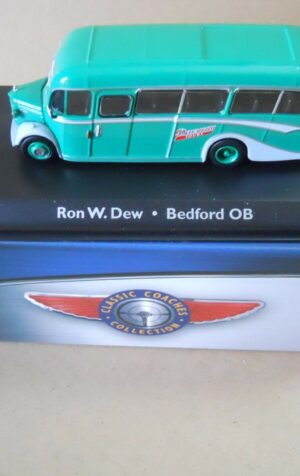AUTOBUS PULLMAN 1/72 ATLAS BUS DIECAST COACHES #103 RON W.DEW - BEDFORD OB