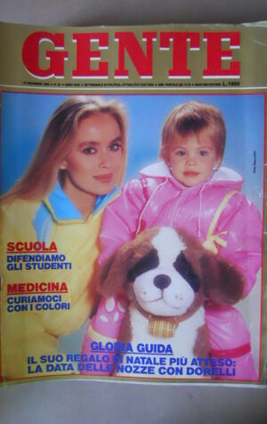 GENTE n°52 1985 Gloria Guida Stefania di Monaco Rita Hayworth  [G66B]