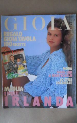 GIOIA Rivista di moda n°22 1987 [D35-2]