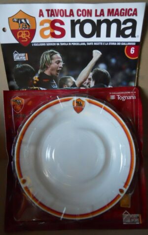 PIATTO PICCOLO Uscita 6 ROMA CALCIO PRODOTTO UFFICIALE + FASCICOLO
