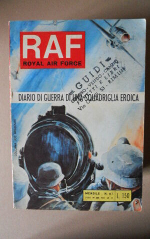 RAF Royal Air Force n?67 1971 fumetto Guerra ediz. Bianconi - G1   [G760F]