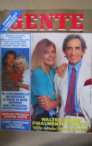 GENTE n°36 1990 Walter Chiari Sandra Milo James Dean Yvonne Sanson [M21]