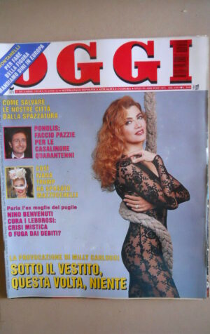 OGGI n°50 1995 Milly Carlucci Bonolis Ivana Trump Cindy Crawford Sgarbi [TR29]