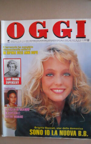 OGGI n°50 1990 Brigitta Boccoli Lady Diana Supersexy Gloria Guida [G799]