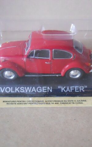 Legendary Cars Volkswagen Maggiolino Kafer Beetle rosso 1:43 Die Cast  [MZ]