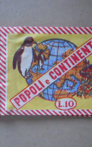 BUSTINA Vuota Album POPOLI E CONTINENTI ed. IMPERIA 1964 Stickers  [C82]