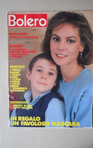 BOLERO n°1938 1984 Carole Andrè Cyndi Lauper Sofia Loren Woody Allen [VL17]