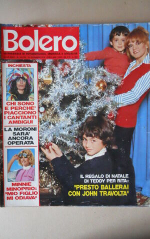 BOLERO n°1651-52 1978 Rita Pavone Renato Zero Minnie Minoprio [VL21]