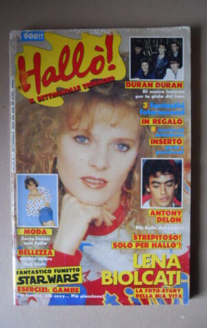 Hallò Settimanale Teenager 1 1987 Lena Biolcati Duran Duran Antony Delon [MV19A]
