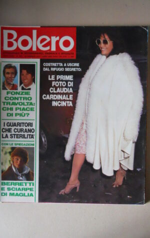 BOLERO n°1656 1979 Claudia Cardinale Fonzie Travolta Minnie Minoprio [VL19]