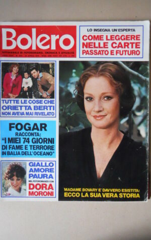 BOLERO n°1616 1978 Orietta Berti Ambrogio Fogar David Cassidy Giusti [VL20]