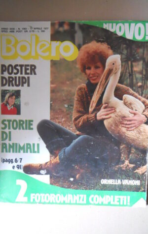BOLERO n°1563 1977 Poster DRUPI - Ornella Vanoni  [VL19]