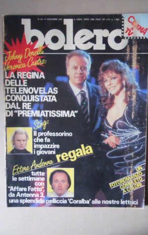 BOLERO n°49 1985  Johnny Dorelli veronica Castro Sting [VL19]