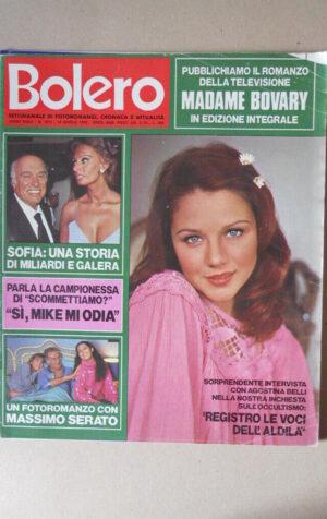 BOLERO n°1615 1978 Agostina Belli Sofia Loren Foto Poster FACCHETTI Inter [VL20]
