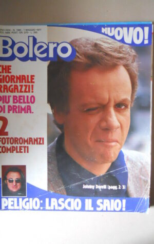 BOLERO n°1565 1977 Johnny Dorelli Isabella Biagini Rodolfo Valentino [VL19]