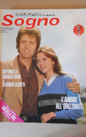 SOGNO n°19 1978 con FOTO MICHELA ROC Fotoromanzo edizioni Lancio  [VL29]