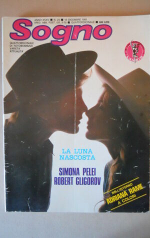 SOGNO n°24 1981 con FOTO ADRIANA RAME Fotoromanzo edizioni Lancio  [VL28]