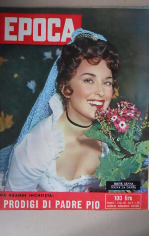 EPOCA n°248 1955 Irene Genna Rhonda Fleming Cinema Giò Donne Poliziotto [G597]
