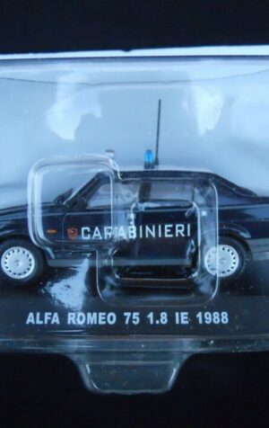ALFA ROMEO ALFA 75 1.8 i.e. 1988 Carabinieri Modellino Die Cast 1:43 [MV37B]