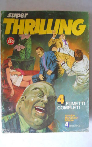 Super Thrilling n°4 1976 Fumetti Thriller edizione Mondadori  [H995]