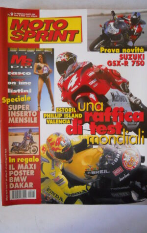 MOTOSPRINT n°9 2000 Con maxi Poster BMW F 650 GS Dakar [MS9A]
