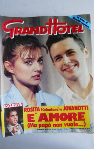 GRANDHOTEL 25 1989 Jovanotti Rosita Celentano Fabio Testi Marina di Meana [js8]