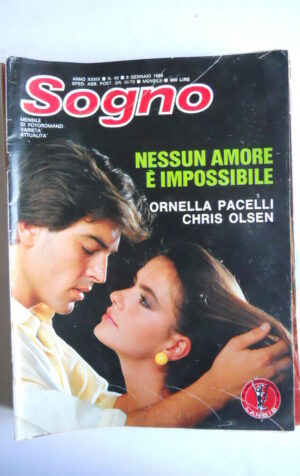 SOGNO n°40 1986 Ornella Pacelli   Rivista di Fotoromanzi [js3]