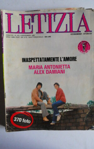 LETIZIA n°410 1980  Rivista di Fotoromanzi [js5]