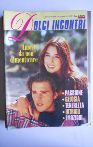 DOLCI INCONTRI RACCOLTA FOTOROMANZI LOVE 1985  Rivista di Fotoromanzi [js3]