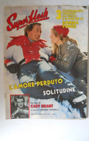 SUPERFLASH n°163 1982 Fotoromanzo Poster Romina Power Cary Grant Story [JS16]