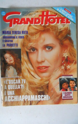GRANDHOTEL n°25 1991 Maria Teresa Ruta Alba Parietti Grecia Colmenares  [JS16]