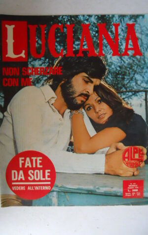 LUCIANA n°131 1976 Fotoromanzo ed. Alpe - Rita Pavone  [JS16]