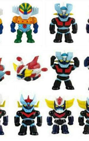 Set completo 12 Figures Go Nagai Robot Mazinger Z Great Mazinger Goldrake Jeeg