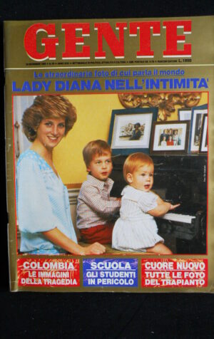 GENTE 48 1985 Lady Diana William Harry Joan Collins Peter Townsend [C2]
