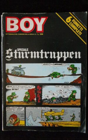 CORRIERE BOY n°21 1977 speciale STURMETRUPPEN - poster Ines Pellegrini [G674]