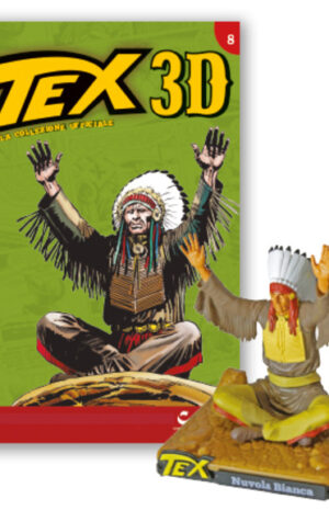 TEX 3D collezione NUVOLA BIANCA Statuina Figure 12 cm Nuovo Blisterato Bonelli