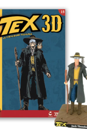 TEX 3D collezione JACK THUNDER Statuina Figure 12 cm Nuovo Blisterato Bonelli