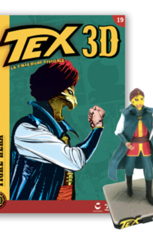 TEX 3D collezione LA TIGRE NERA Statuina Figure 12 cm Nuovo Blisterato Bonelli