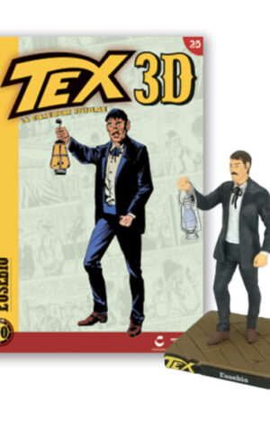 TEX 3D collezione EUSEBIO Statuina Figure 12 cm Nuovo Blisterato Bonelli [MZ]