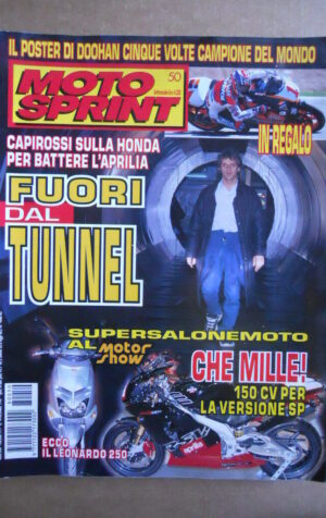 MOTOSPRINT n°50  1998   [Q79A] POSTER MICK DOOHAN HONDA NSR 500