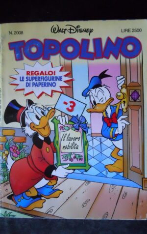 TOPOLINO n°2008      con Figurine [W26]