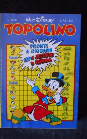 TOPOLINO n°1579      [W14]