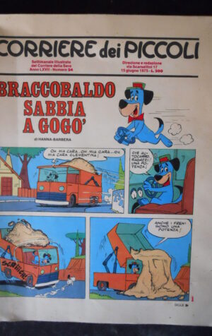 Corriere dei Piccoli n°24 1975 Braccobaldo  [G369]