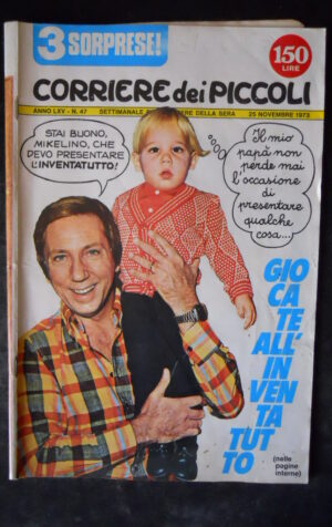 Corriere dei Piccoli 47 1973 Mike Bongiorno [G369]