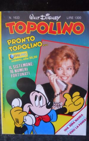 TOPOLINO n°1633      [W14]