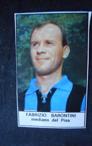 FIGURINA Calciatori Giornalino 1968-69 PISA FABRIZIO BARONTINI  [AFZ]