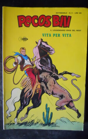 PECOS BILL Il Leggendario Eroe del West n°9 1978 Edizioni Epierre [G369]